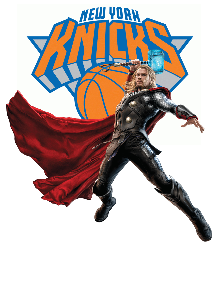 New York Knicks Thor Logo vinyl decal